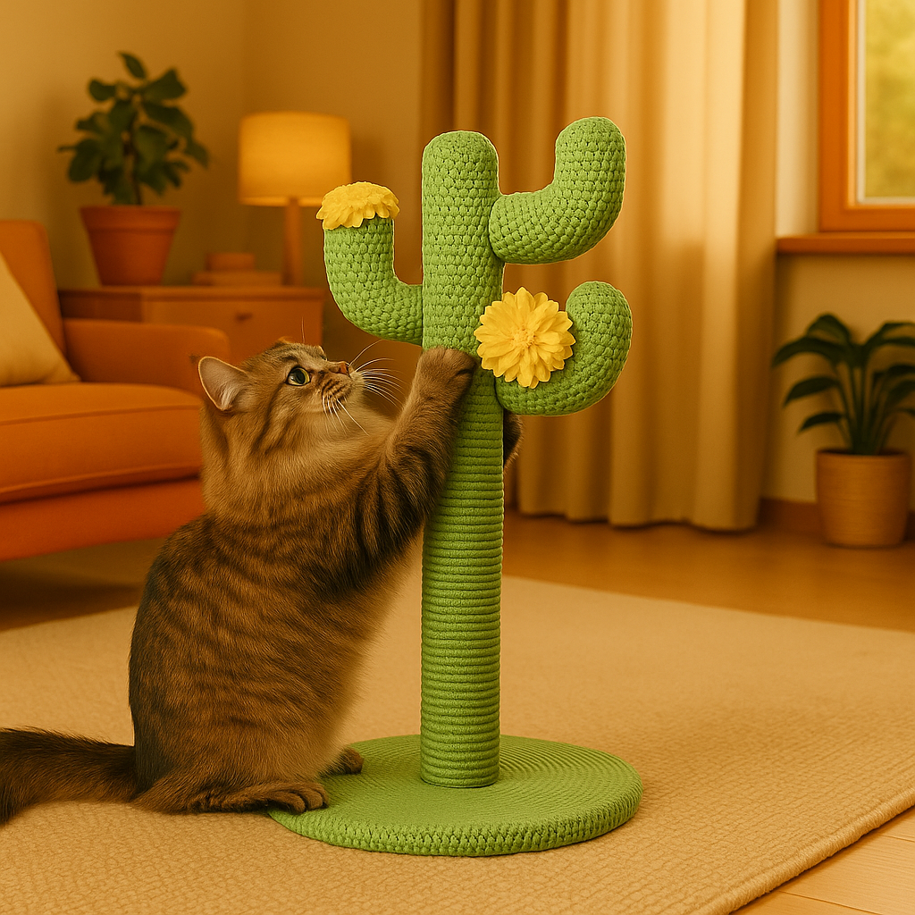 CACTUS CAT SCRATCHING POST